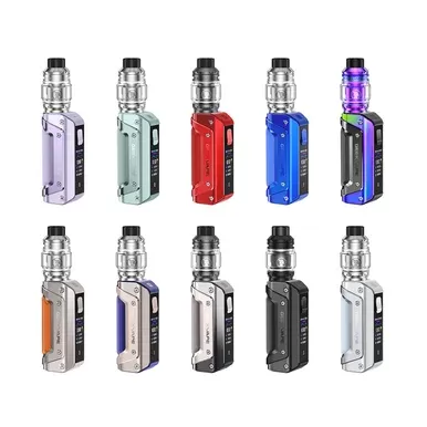 Geekvape Aegis Solo 3 Starter Kit - Color#Black>Blue>Dark Gray>Golden Blue>Green>Purple>Rainbow>Red>Silver>Titanium Gray