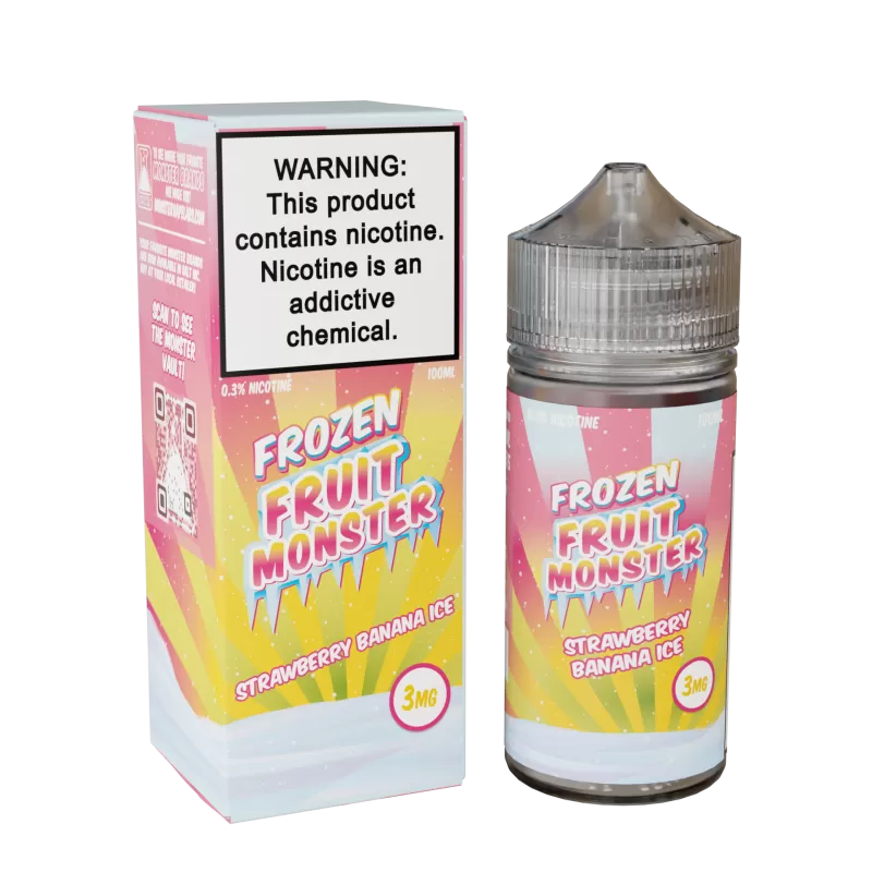 Frozen Fruit Monster - Strawberry Banana Ice - 100ML E-Liquid
