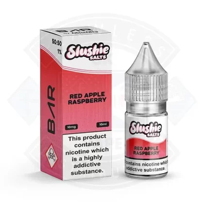 Bar By Slushie Red Apple Raspberry 10ml - Strength#10mg>20mg