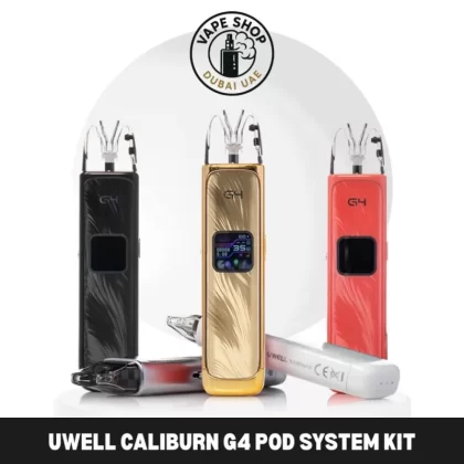 Uwell Caliburn G4 Pod System Kit In UAE - Flamingo Red, Glacier Blue