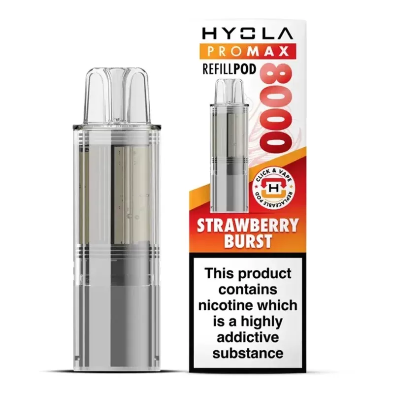 Hyola Pro Max 8000 Prefilled Pod Strawberry Burst - Ejuicewarehouse