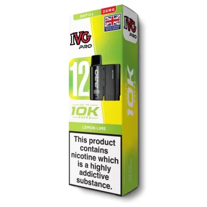 Lemon Lime Pro 12 Refill Pod by IVG - 20 mg/ml