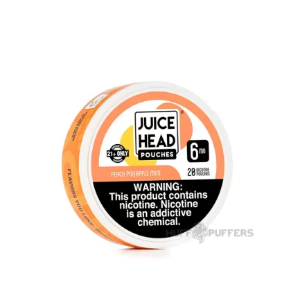 Juice Head Nicotine Pouches – Peach Pineapple Mint - Vape Product, Vape Product