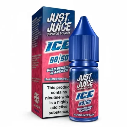 Wild Berries and Aniseed By Just Juice ICE 10ml - Nicotine Strength#6mg>12mg>3mg (06AA28)