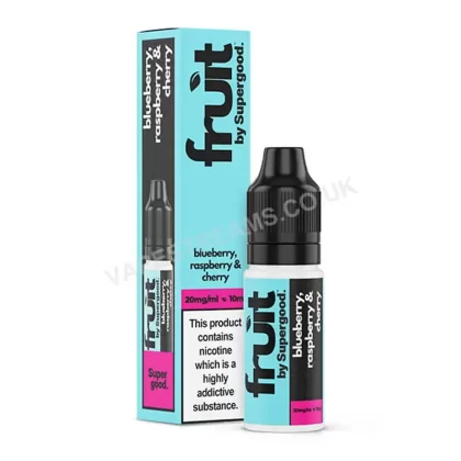 Blueberry Raspberry & Cherry Nic Salt E-Liquid by Supergood Fruit - Vapestreams Co