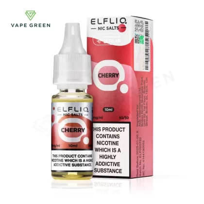 Cherry Nic Salt E-Liquid by Elf Bar Elfliq - Eliquidsupply