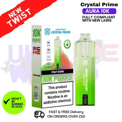 Fruit Bomb Crystal Prime 10K Puff Pod Kit