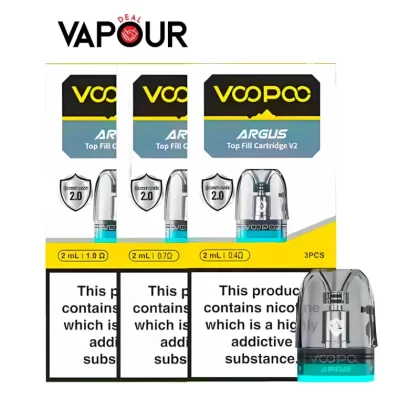VooPoo Argus V2 Replacement Pods - 0.7ohm Top-Fill 3ml