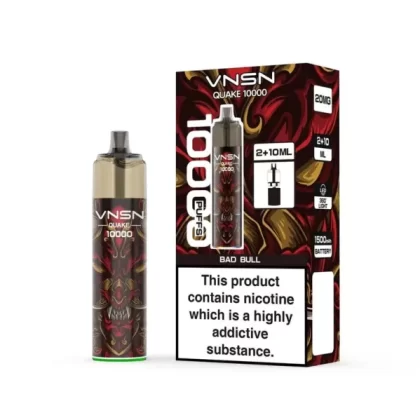 VNSN Quake 10000 Prefilled Refill Pod Vape Kit – Pack of 5