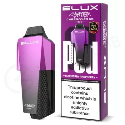 Blueberry Raspberry Elux Cyberover 6K Refill Pack