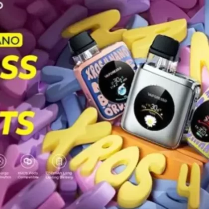 VAPORESSO XROS 4 NANO KIT - COLOR#Graphite Black>Titanium Silver>Camouflage>Aquamarine>Race Track>Word-pop Yellow>Word-pop Blue>Twilight Purple