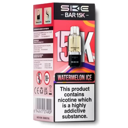 Watermelon Ice by SKE Bar 15K - Ecigarettedirect Co