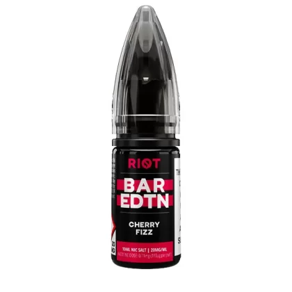 Cherry Fizz BAR EDTN Riot Squad Nic Salt E-Liquid - 10mg