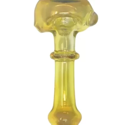 Barkley Glass Silver Fumed Spoon With Spiral Cap