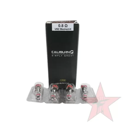 Uwell Caliburn G and G2 Coils – 4 Pack - Coils#0.8ohm UN2 Mesh Coils>Caliburn G 1.0ohm>Caliburn G2 1.2ohm