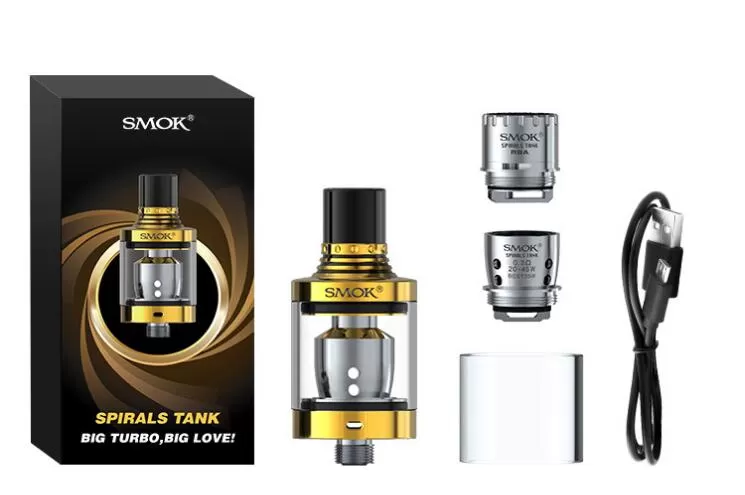 SMOK Spirals 22mm Tank Atomizer 2.0ML - Blue - Image 3