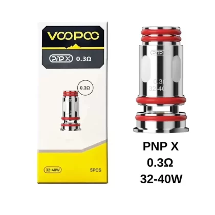 VOOPOO PnP-X Replacement Coils - 0.15 Ohm, 0.2 ohm; 0.15ohm PnP-X Coil, 0.2ohm PnP-X Coil