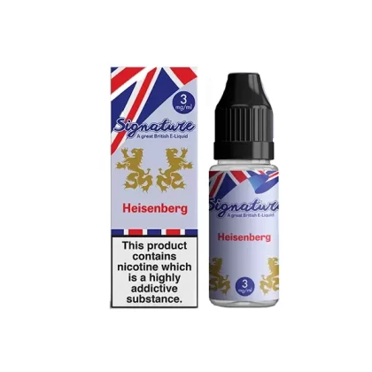 Signature Vapours Signature Heisenberg E Liquid 10ml - Nicotine Strength#18mg