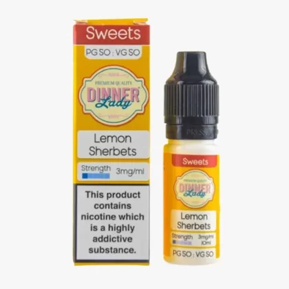 Lemon Sherbet 50/50 E-Liquid by Dinner Lady - Vape Product, Vape Product