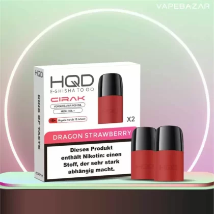 HQD Cirak Pods – Dragon Strawberry – 2er Pack