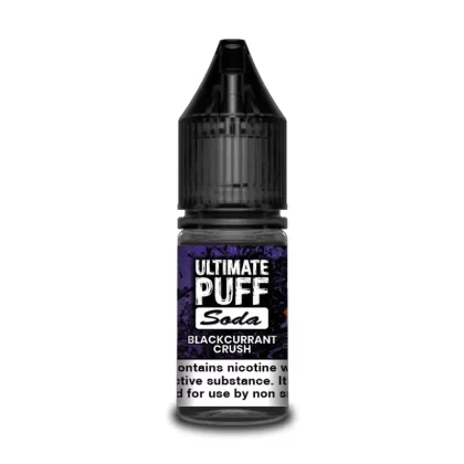 Ultimate Puff Soda Blackcurrant Crush 10ml Vape Juice - 10 Pack - Strength 6mg