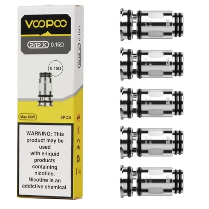 VooPoo PnP-X Replacement Coils [5 pack] - Resistance#0.15>0.45