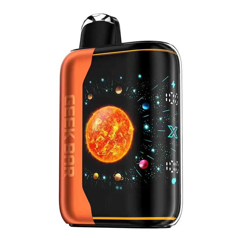 Geek Bar Pulse X Platinum Edition Disposable Vape Device – Tropical Orange Ice - Nicotine Strength#20mg/ml