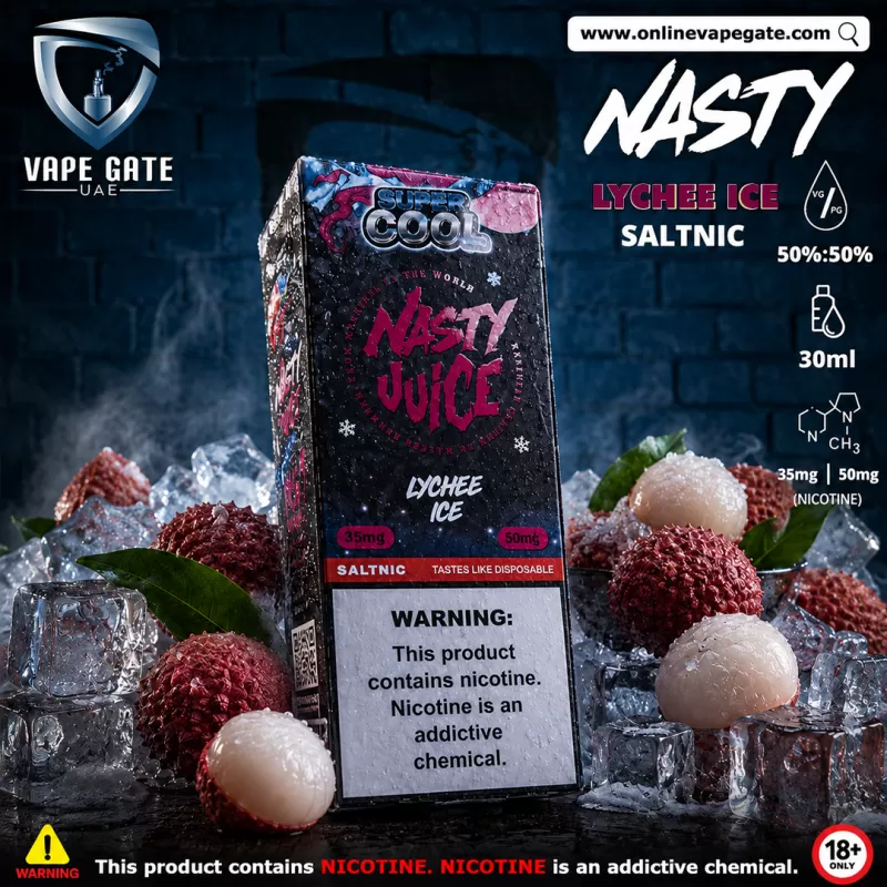 Lychee Ice - Nasty Super Cool 30ml - 35mg / 30 ml