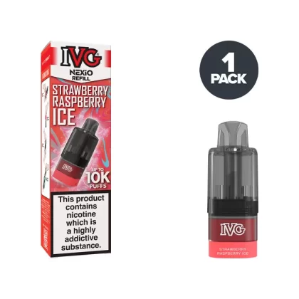 Strawberry Raspberry Ice IVG Nexio Refill Pack