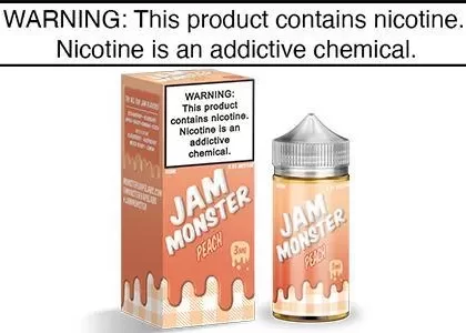 PEACH BY JAM MONSTER 100ML - Vapejuice