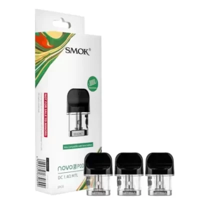 SMOK NOVO 2 REPLACEMENT PODS - 1 ohm, 1.4 ohm MTL Pod