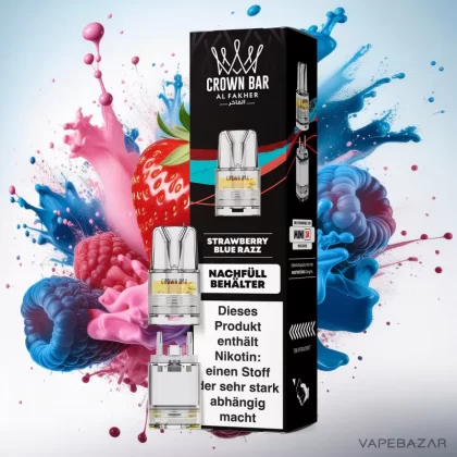Al Fakher 3K Mini – Strawberry Blue Razz - Himbeere / Erdbeere