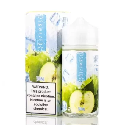 Skwezed Green Apple Ice E-Liquid – 100ml (3, 6mg Nicotine) - Vapebazaar Pk