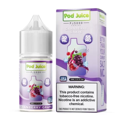 Cranberry Grape | Pod Juice Salts | 30mL - 55MG