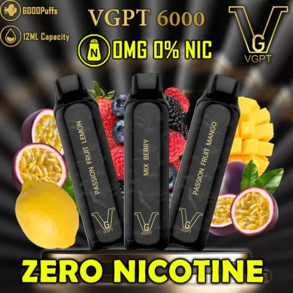 VGPT Disposable Vape Zero Nicotine - Watermelon Cherry / 0 mg