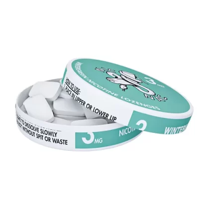 Nic Nac Wintergreen Nicotine Lozenges - 15 per can - 6 mg