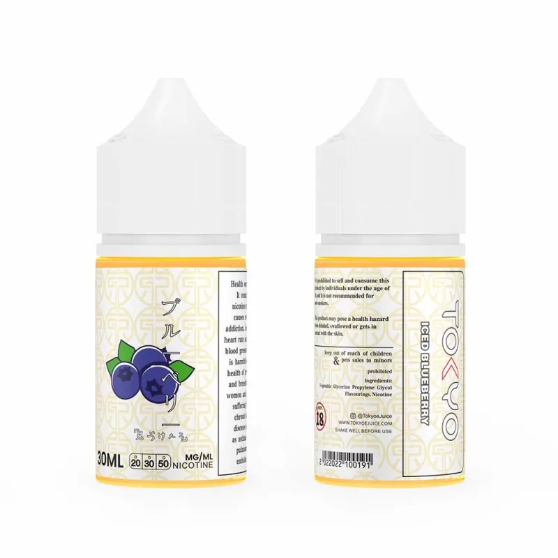 ICED BLUEBERRY BY TOKYO – 30ML - Vapebazaar Pk - Image 2