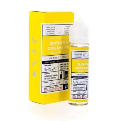 Glas Basix 50ml Shortfill E-Liquid Banana Cream Pie - Nicotine Strength#0mg