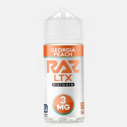 RAZ LTX Georgia Peach E-Liquid 100mL - Vape Product, Vape Product (25C54E)