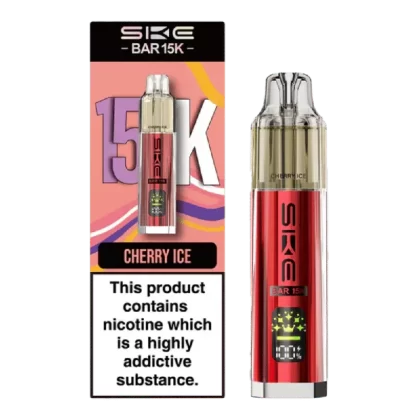 SKE Bar 15K Prefilled Pod Kit Cherry Ice - Nicotine Strength#20mg