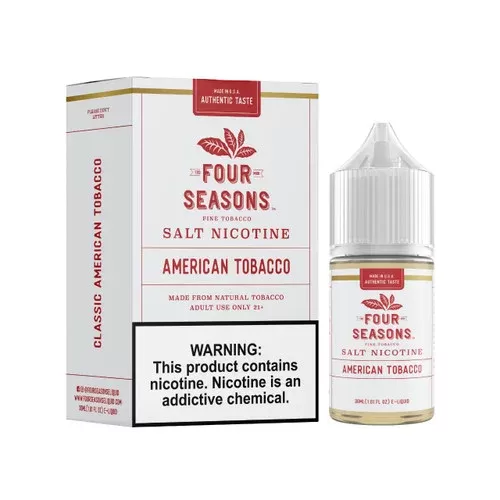 Four Seasons American Tobacco Salt 30ml E-Juice