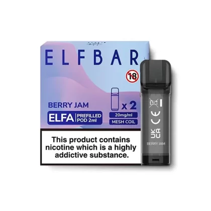 Elf Bar ELFA Berry Jam Pods (2 Pack) - Ejuicewarehouse