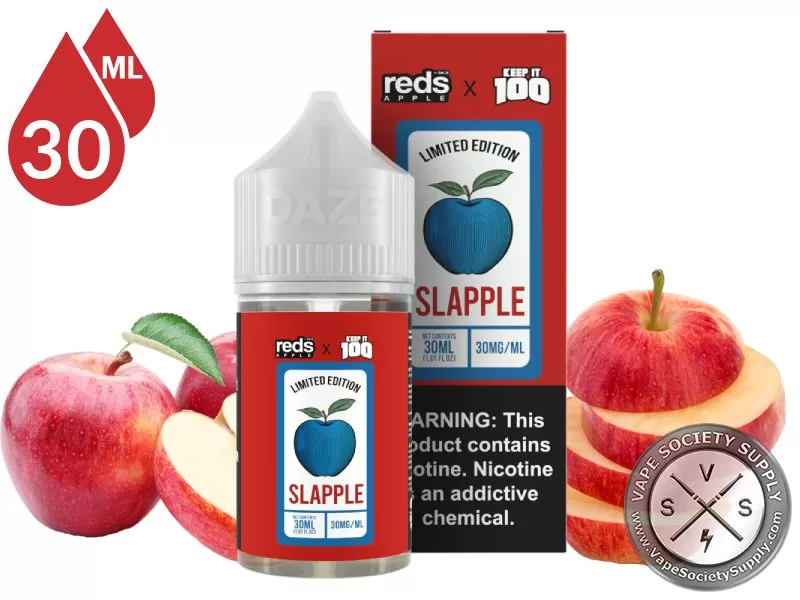 Slapple 7 Daze x Keep It 100 Salt 30ml