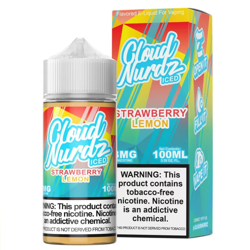Cloud Nurdz TFN Premium E-Liquid 100ml - Aloe Mango / 3mg - Image 2