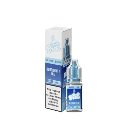 Ohm Brew Double Brew Blueberry Ice 10ml Nic Salt E-Liquid - 5mg
