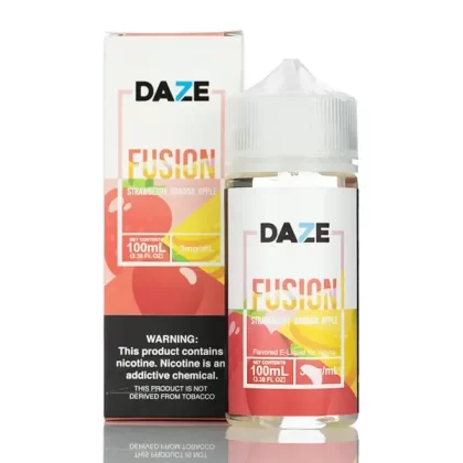 7 Daze Fusion TFN - Strawberry Banana Apple - 100ml - 3mg
