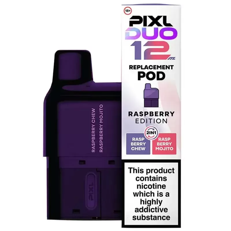 Pixl Duo 12 Replacement Pod Raspberry Edition - Ejuicewarehouse