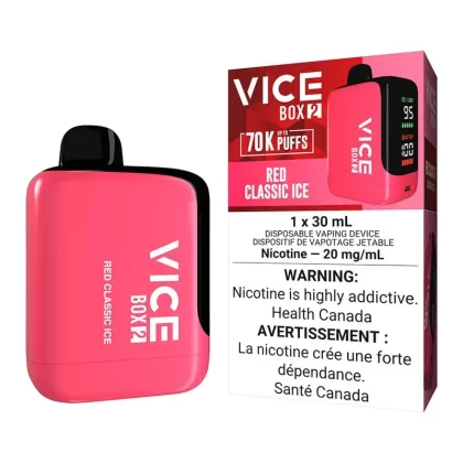 Vice Box 2 Disposable Vape Device – Red Classic Ice - 20mg/mL