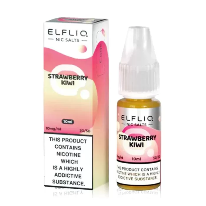 Strawberry Kiwi Nic Salt E-Liquid by Elfliq