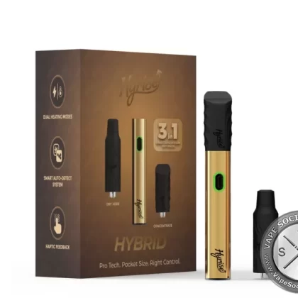 Hyrise Hybrid Vaporizer Kit - Gold, Matte Black; NCDOR